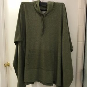 Olive Green Pancho
